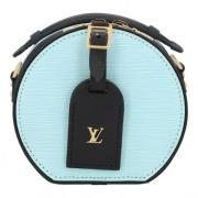 Louis Vuitton Vintage Pre-owned Canvas crossbodyvskor Blue, Dam