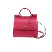 Dolce & Gabbana Pre-owned Pre-owned Laeder handvskor Pink, Dam