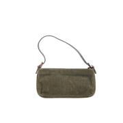 Fendi Vintage Pre-owned Tyg handvskor Green, Dam