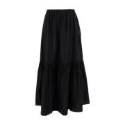 Ganni Maxi Skirts Black, Dam