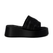 Furla Slippers Black, Dam