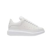 Alexander McQueen Laeder sneakers White, Dam