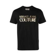 Versace Jeans Couture Svart T-shirt Black, Herr