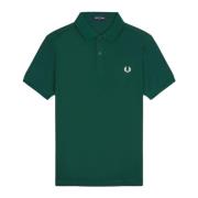 Fred Perry Slim Fit Plain Polo Ivy Green, Herr