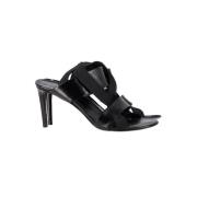 Balenciaga Vintage Pre-owned Laeder sandaler Black, Dam