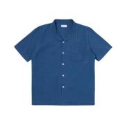 Universal Works Casual Shirts Blue, Herr