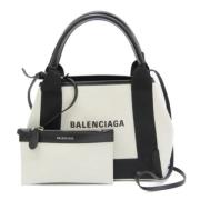 Balenciaga Vintage Pre-owned Bomull handvskor White, Dam
