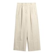 Max Mara Studio Trousers Beige, Dam