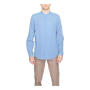 Antony Morato Casual Shirts Blue, Herr