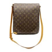 Louis Vuitton Vintage Pre-owned Canvas louis-vuitton-vskor Brown, Dam