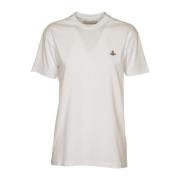 Vivienne Westwood Klassisk Multifärgad Orb T-shirts och Polos White, D...