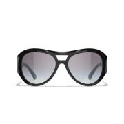 Chanel Sunglasses Black, Dam