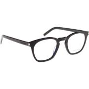 Saint Laurent Stiliga Glasögon för Män Black, Herr