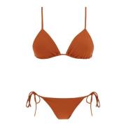 Lido Venti Bikini Set med Justerbara Band Brown, Dam