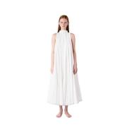 Sunnei Tulipano Dress White, Dam