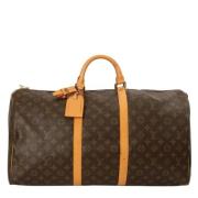 Louis Vuitton Vintage Pre-owned Canvas resvskor Brown, Dam