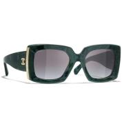 Chanel Sunglasses Green, Dam