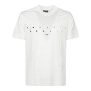 Emporio Armani Vanilla Puffy T-Shirt White, Herr