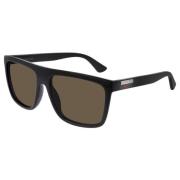 Gucci Black/Brown Sunglasses Gg0748S Brown, Herr