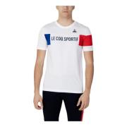 le coq sportif T-Shirts White, Herr