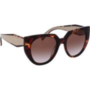 Prada Ikoniska solglasögon för kvinnor Brown, Dam