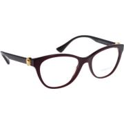 Versace Original Glasögon med 3-års Garanti Red, Dam