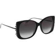 Alexander McQueen Stiliga receptglasögon för kvinnor Black, Dam