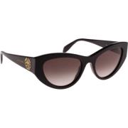 Alexander McQueen Sunglasses Black, Dam