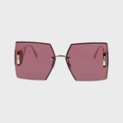 Dior Stiliga solglasögon med enhetliga linser Multicolor, Dam