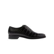 Scarosso Laced Shoes Black, Herr