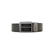 Emporio Armani Belts Black, Herr