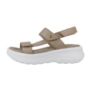 Panama Jack Stiliga platta sandaler för kvinnor Beige, Dam