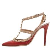 Valentino Vintage Pre-owned Laeder klackskor Red, Dam