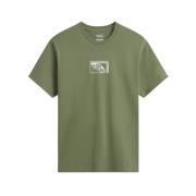 Vans Tech Box T-shirt för Män Green, Herr