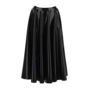 Alaïa Veckad Mini Kjol Black, Dam