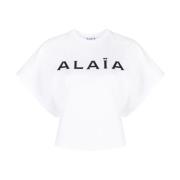 Alaïa T-Shirts White, Dam