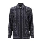 Versace Casual Button-Up Skjorta Multicolor, Dam