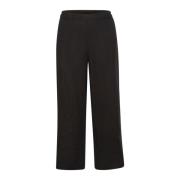 Part Two Wide Trousers Black, Dam