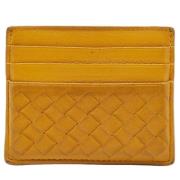 Bottega Veneta Vintage Pre-owned Laeder plnbcker Yellow, Dam