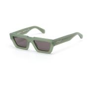 Off White Oeri129 5707 Sunglasses Green, Unisex