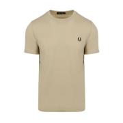 Fred Perry T-Shirts Beige, Herr