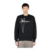 Rick Owens Sweatshirts & Hoodies Black, Herr