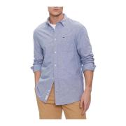 Tommy Jeans Shirts Blue, Herr