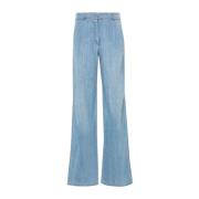 Ermanno Scervino Flared Jeans Blue, Dam