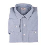 Woolrich Casual Shirts Blue, Herr