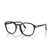 Persol Stylish Po3343V Eyeglasses - Black Black, Unisex