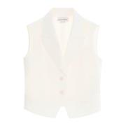 Alexander McQueen Vests White, Dam