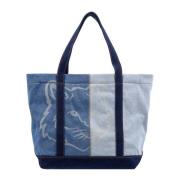 Maison Kitsuné Tote Bags Blue, Dam