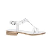 Nerogiardini Flat Sandals White, Dam