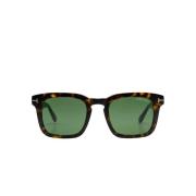 Tom Ford Fyrkantiga solglasögon DAX 751 Brown, Unisex